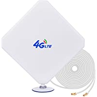 Los mejores  - Aigital 4G Antena de Alta Ganancia 35dBi- TS9 4G LTE Antenna Dual MIMO Direccional con Cables de 2 x 2m para 4G Router…